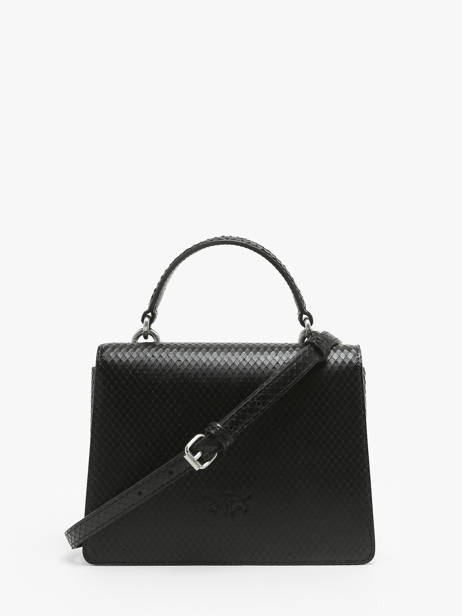 Sac Ã  Main Love Bag Icon Cuir Pinko Noir love bag icon A1VF vue secondaire 4