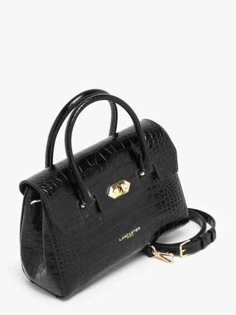 Sac PortÃ© Main Exo Cuir Lancaster Noir exo 107 vue secondaire 2