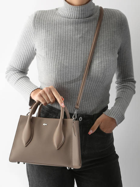 Sac Ã  Main Daily City Lacoste Beige daily city NF4761DZ vue secondaire 1