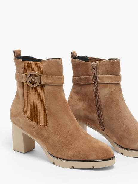 Bottines Ã  Talon En Cuir Nathan baume Marron women 242N3103 vue secondaire 2