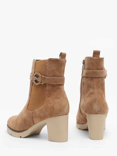Bottines Ã  Talon En Cuir Nathan baume Marron women 242N3103 vue secondaire 3