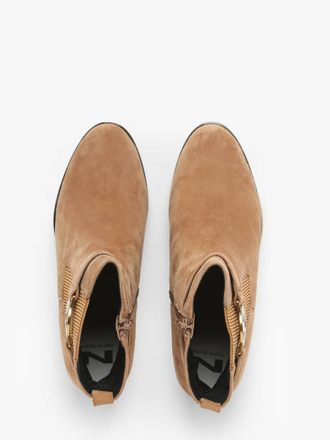 Bottines Ã  Talon En Cuir Nathan baume Marron women 242N3103 vue secondaire 4