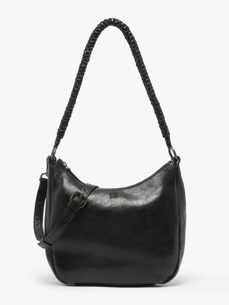 Sac PortÃ© Ã©paule Heritage Cuir Biba Noir heritage FED5L