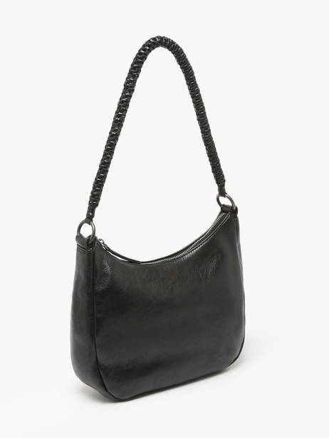Sac PortÃ© Ã©paule Heritage Cuir Biba Noir heritage FED5L vue secondaire 2