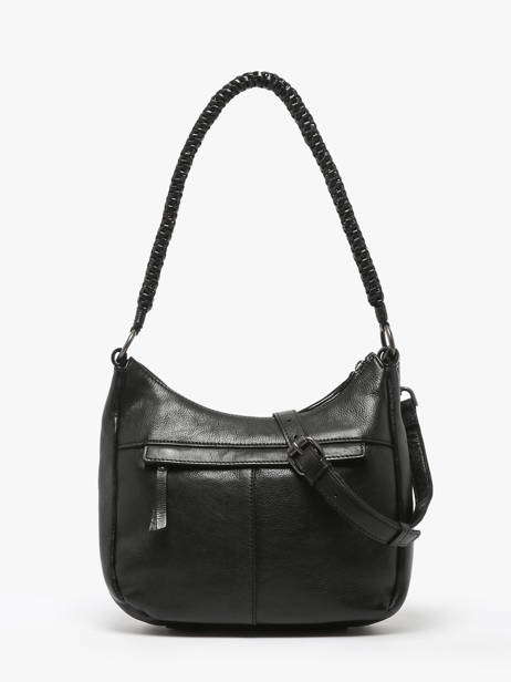 Sac PortÃ© Ã©paule Heritage Cuir Biba Noir heritage FED5L vue secondaire 4