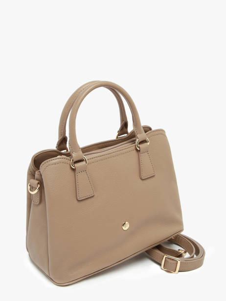 Sac Porté Main Luna Cuir Hexagona Marron luna 6820082 vue secondaire 2