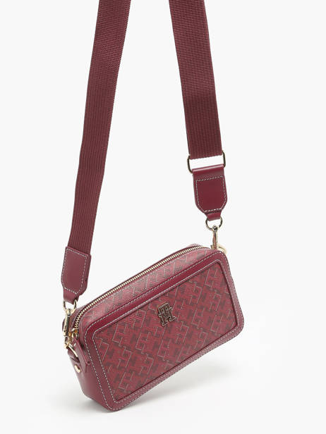 Sac BandouliÃ¨re Th Monoplay Tommy hilfiger Rouge th monoplay AW16442 vue secondaire 2