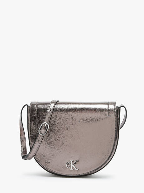 Sac BandouliÃ¨re Minimal Mono Calvin klein jeans Argent minimal mono K612730