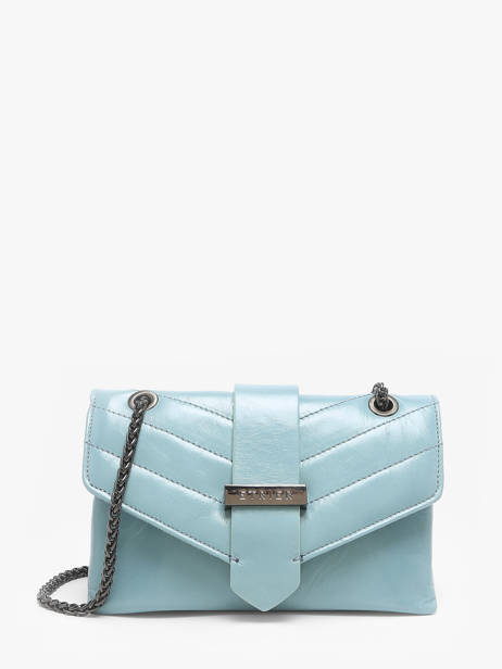 Sac BandouliÃ¨re Jana Amour Cuir Etrier Bleu jana amour EJAM002R