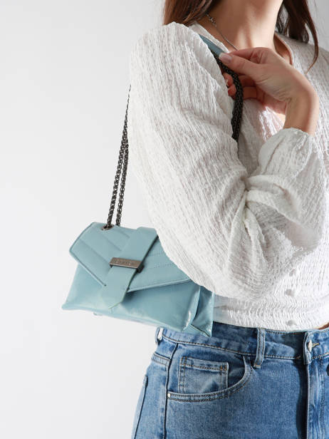 Sac BandouliÃ¨re Jana Amour Cuir Etrier Bleu jana amour EJAM002R vue secondaire 1