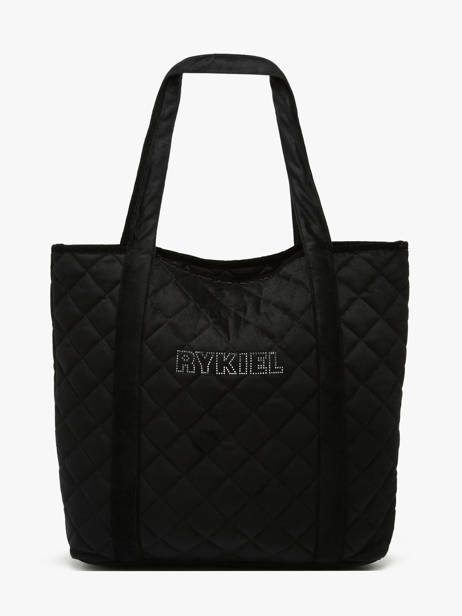 Cabas En Velours MatelassÃ© Avec Strass Sonia rykiel Noir velours strass AC29CO48