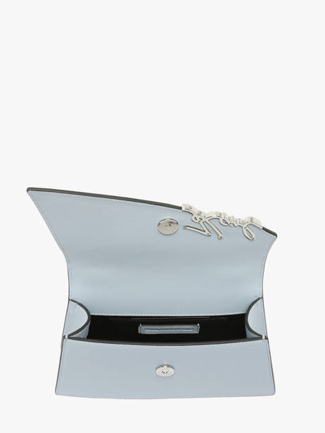 Sac Bandoulière K Signature Cuir Karl lagerfeld Bleu k signature A1W30458 vue secondaire 3