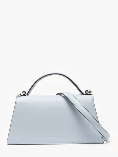 Sac Bandoulière K Signature Cuir Karl lagerfeld Bleu k signature A1W30458 vue secondaire 4