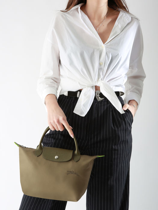 Longchamp Le pliage green Sacs portÃ© main Vert