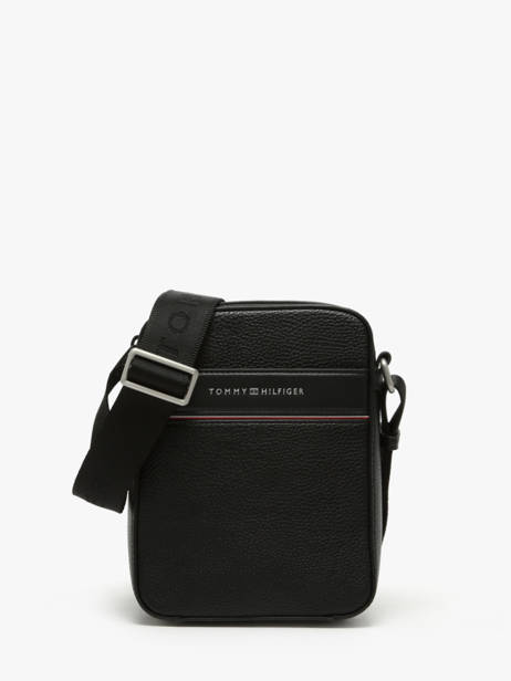 Sac BandouliÃ¨re Tommy hilfiger Noir corporate AM13303