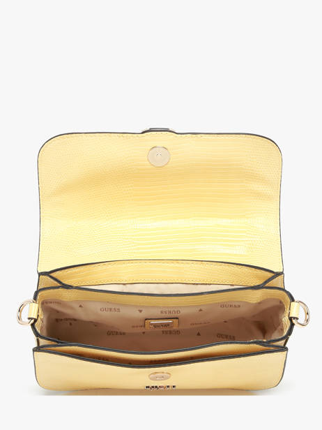 Sac BandouliÃ¨re Orlina Guess Jaune orlina KG953120 vue secondaire 3