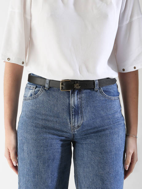 Ceinture Lauren ralph lauren Noir elmswood 12968763 vue secondaire 1