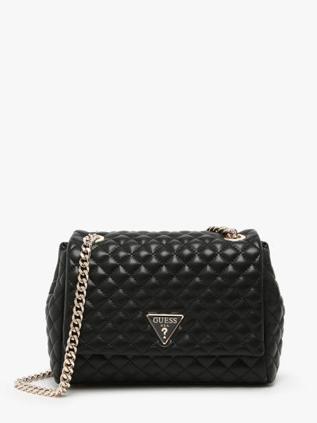 Sac BandouliÃ¨re Eco Rianee Polyurethane Guess Noir eco rianee QG954121