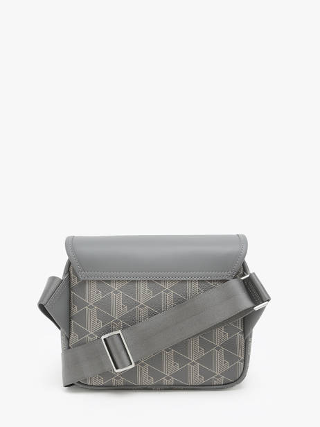 Sac BandouliÃ¨re Lacoste Gris the blend NH3787LX vue secondaire 3