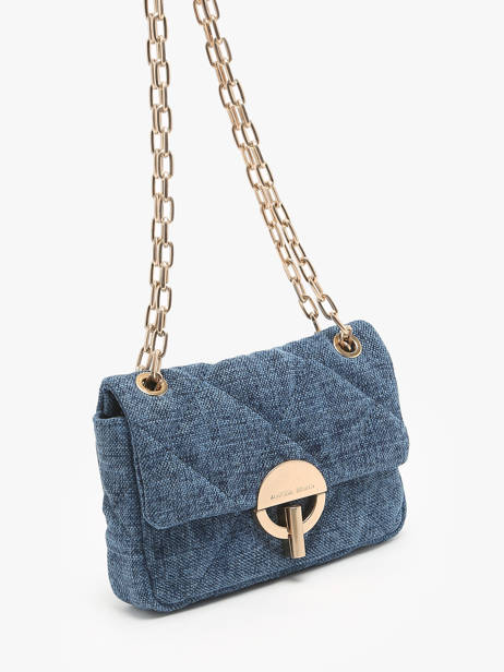 Sac BandouliÃ¨re Moon Lin Vanessa bruno Bleu moon 70V40326 vue secondaire 2