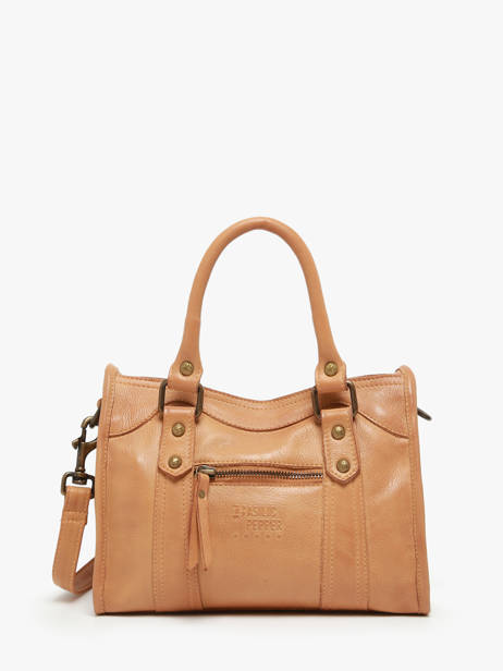 Sac BandouliÃ¨re Cow Cuir Basilic pepper Marron cow BCOW72