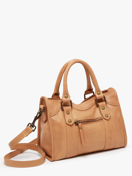 Sac BandouliÃ¨re Cow Cuir Basilic pepper Marron cow BCOW72 vue secondaire 2