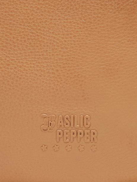 Sac BandouliÃ¨re Cow Cuir Basilic pepper Marron cow BCOW72 vue secondaire 5