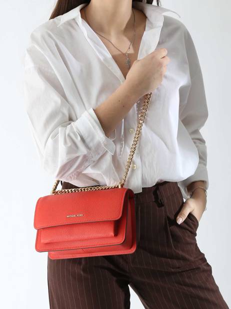 Sac BandouliÃ¨re Claire Michael kors Blanc claire T4GC7L3T vue secondaire 1