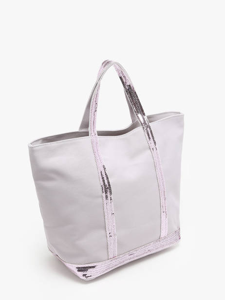 Le Cabas Moyen Paillettes Vanessa bruno Violet cabas 1V40413 vue secondaire 2