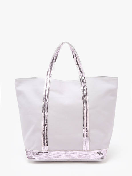 Le Cabas Moyen Paillettes Vanessa bruno Violet cabas 1V40413 vue secondaire 4
