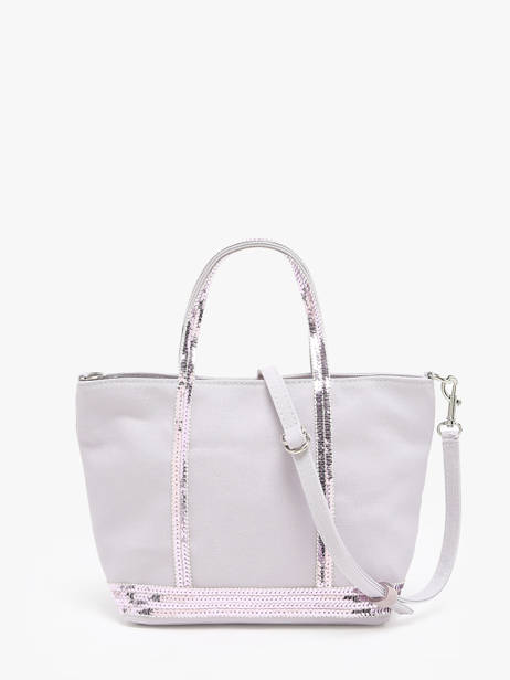 Sac BandouliÃ¨re Baby Cabas Paillettes Vanessa bruno Violet cabas 1V40410 vue secondaire 4