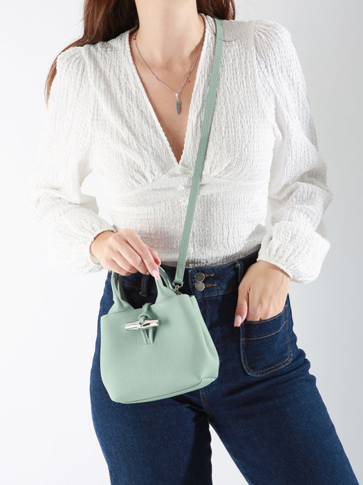 Longchamp Le roseau Sacs porté travers Bleu