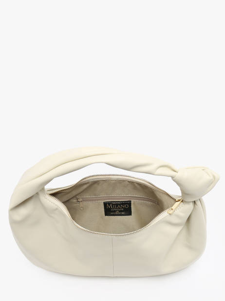 Sac PortÃ© Ã©paule Sauvage Cuir Milano Beige sauvage SA24114 vue secondaire 3
