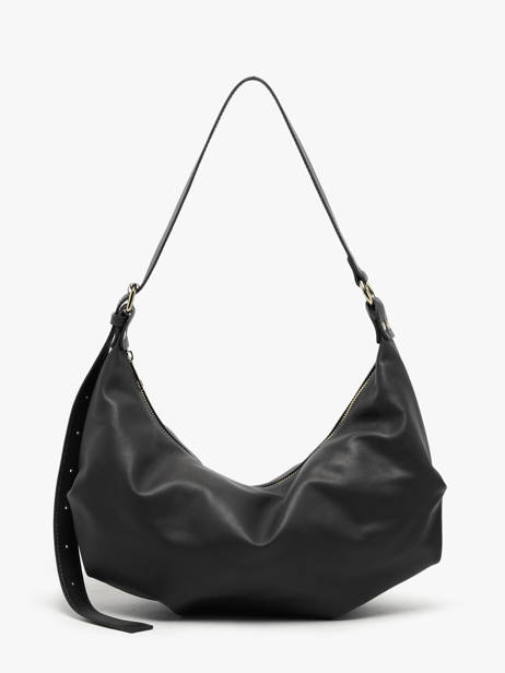 Sac Porté épaule Sauvage Cuir Milano Noir sauvage SA24111