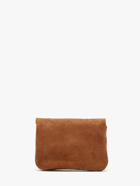 Porte-monnaie Cuir Milano Marron velvet VE23091 vue secondaire 2