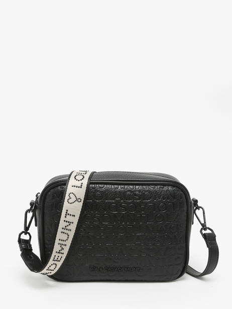 Sac Bandoulière Logo Lola casademunt Noir logo 65