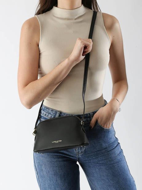 Sac BandouliÃ¨re Sierra Jia Cuir Lancaster Beige sierra jia 5 vue secondaire 1