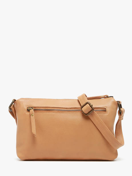 Sac Bandoulière Cow Cuir Basilic pepper Marron cow BCOW68 vue secondaire 4