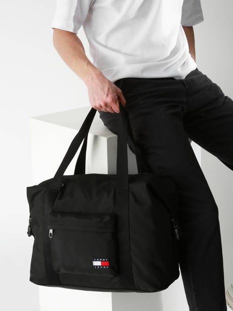 Sac PortÃ© Ã©paule Tommy hilfiger Noir tjm ess daily AM12915 vue secondaire 1