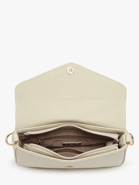 Sac Bandoulière Saffiano David jones Beige saffiano CM6120H vue secondaire 3
