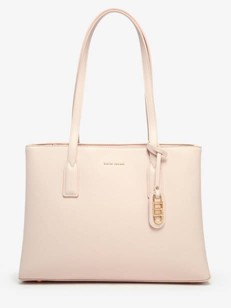 Sac Porté épaule Saffiano David jones Rose saffiano CM7468