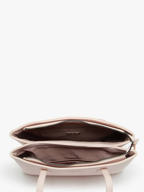 Sac Porté épaule Saffiano David jones Rose saffiano CM7468 vue secondaire 3