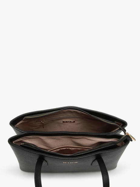 Sac PortÃ© Ã©paule Saffiano David jones Noir saffiano CM7468 vue secondaire 3