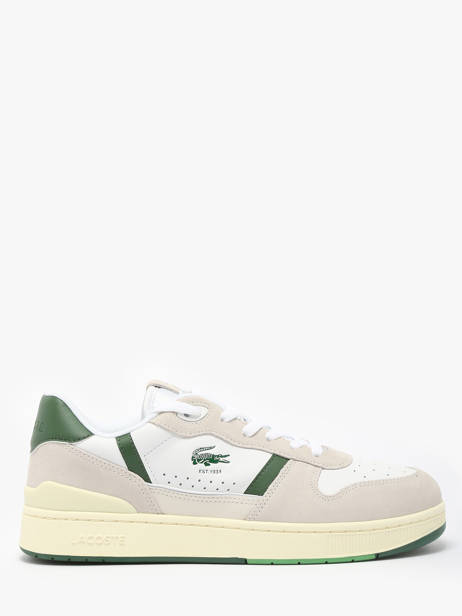 Sneakers T-clip En Cuir Lacoste Multicolore men 9SMA0073