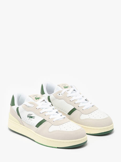 Sneakers T-clip En Cuir Lacoste Multicolore men 9SMA0073 vue secondaire 2
