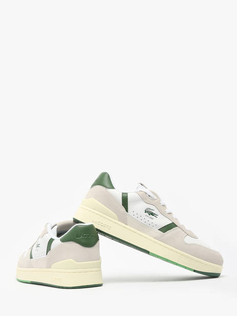 Sneakers T-clip En Cuir Lacoste Multicolore men 9SMA0073 vue secondaire 3