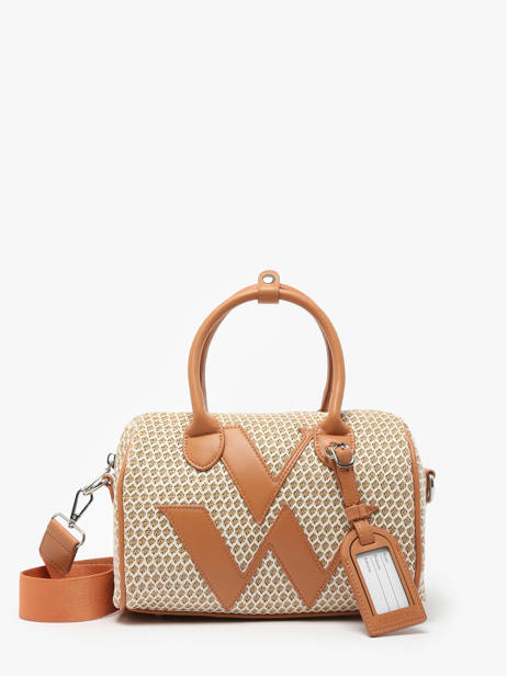 Sac Porté Main Resille Vanessa wu Marron resille MA0123