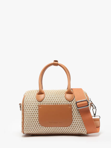 Sac Porté Main Resille Vanessa wu Marron resille MA0123 vue secondaire 4