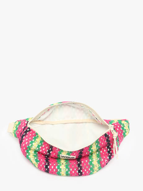Sac Banane Wouf Multicolore crochet WTO25011 vue secondaire 3