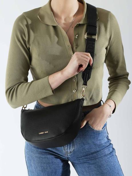Sac BandouliÃ¨re Ld Bags Laurent david Noir ld bags 709 vue secondaire 1